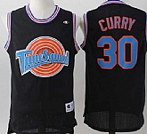 Tune Squad 30 Stephen Curry Black Stitched Movie Mesh Basketball Jersey,baseball caps,new era cap wholesale,wholesale hats